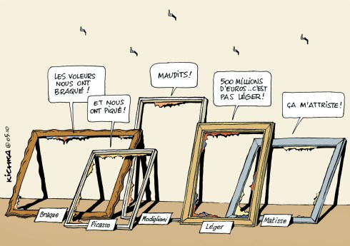 Tableaux volés a Paris