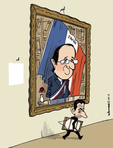Hollande-Sarkozy 2Mai 2012