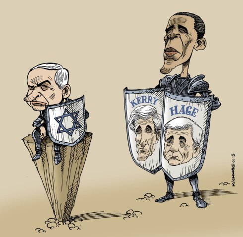 Obama Kerry Hage and Bibi 2013