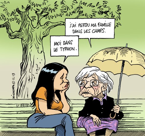 Typhoon aux Philippines