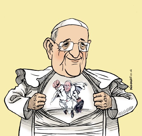 Pape Françopis Superman