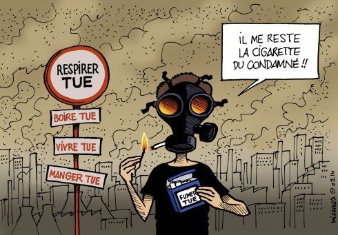 Pollution de l'air tue