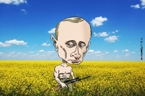 Poutine Ukraine Mai2014