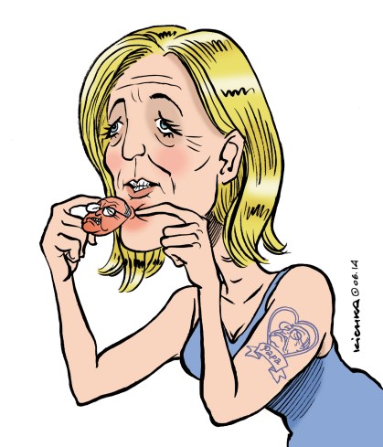 Marine et Jean-Marie 2014