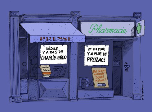 Charlie Hebdo et Prozac