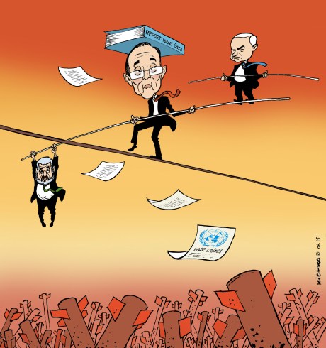 UN report israel-Gaza war 2014