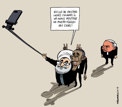 Iran Rouhani selfie 2015