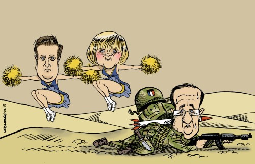 Hollande-Cameron-Merkel