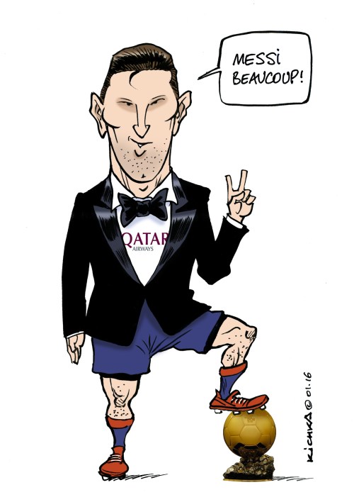 Messi Ballon d'or 2106