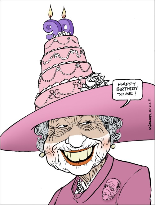 Queen Elizabeth 90 ans