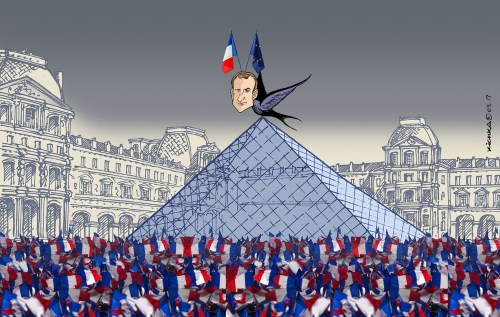 Macron au Louvre