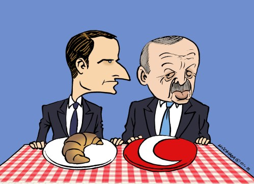 Macron Erdogan
