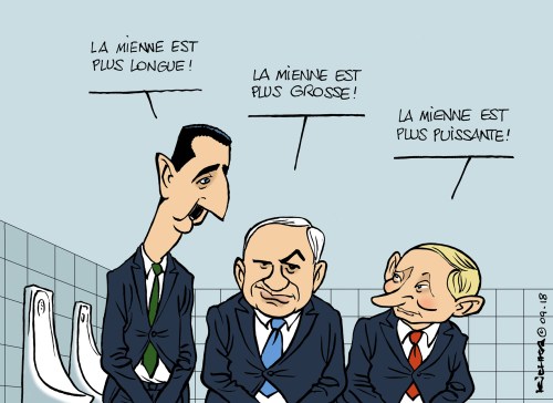 Assad Bibi Poutine 2018